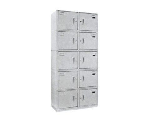 KL96-34噴塑亞光連體十門柜