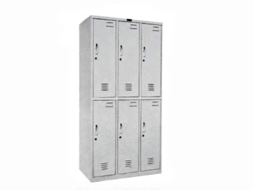 KL96-8噴塑亞光六門更衣柜